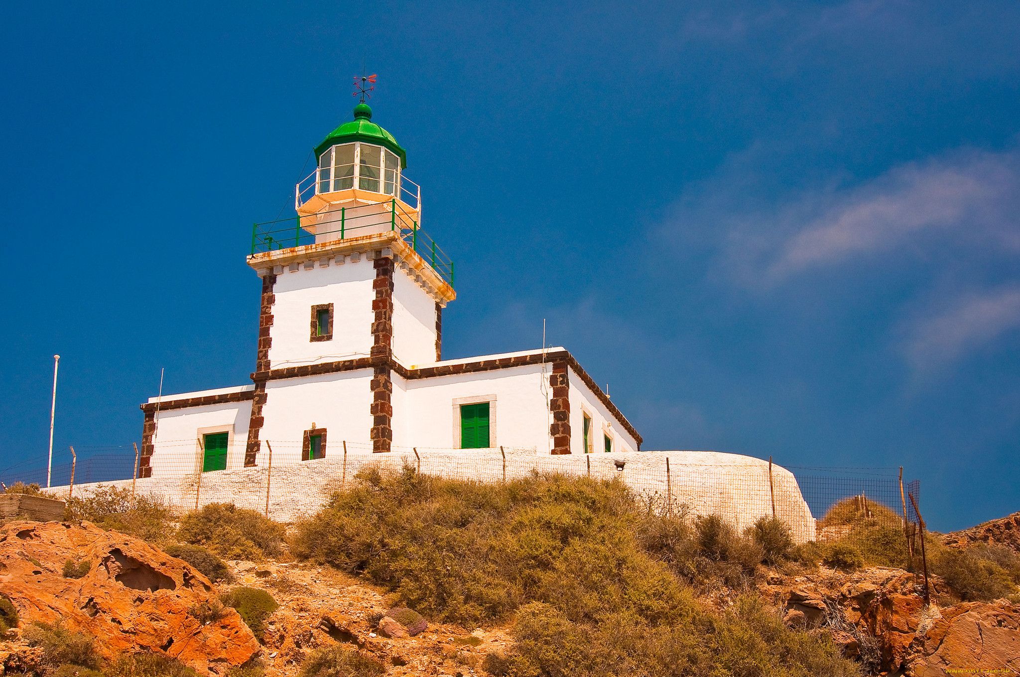 akrotiri, lighthouse, santorini, greece, , , greec, , , 